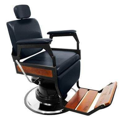 Cadeira De Barbeiro Hawk Reclinável Lisa - Kixiki em Promoção na
